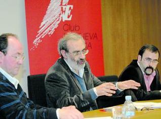 Por la izquierda, Luis Miguel Piñera, Francisco Erice y Rafael Velasco.