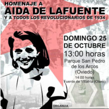 Homenaje a Aida de la Fuente