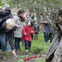 Un parque con Trece Rosas en Gijon