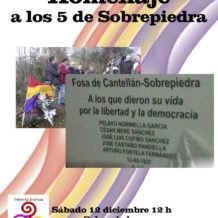 Homenaje a los 5 de Sobrepiedra (Parres)