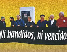 Campaña Hijos predilectos A los Guerrilleros y Resistentes antifascistas asturianos: Vicente García Riestra, Felipe Matarranz, Comandante Robert y Cristino García